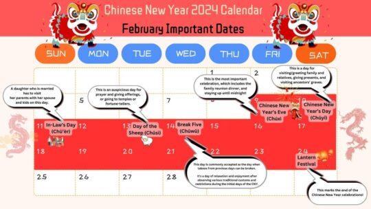 CNY 2024 – Animal, Public Holiday Period & Celebrations